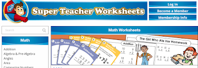 Super Teacher math worksheets Math worksheets