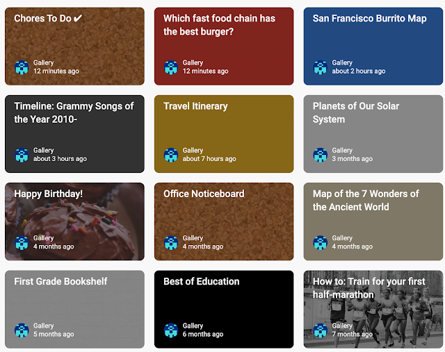 Padlet gallery Padlet gallery