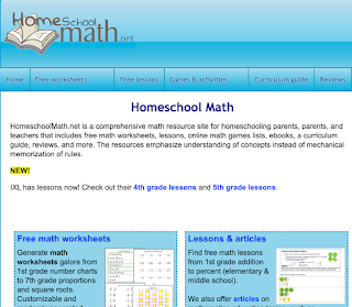 Homeschool Math worksheets Math worksheets