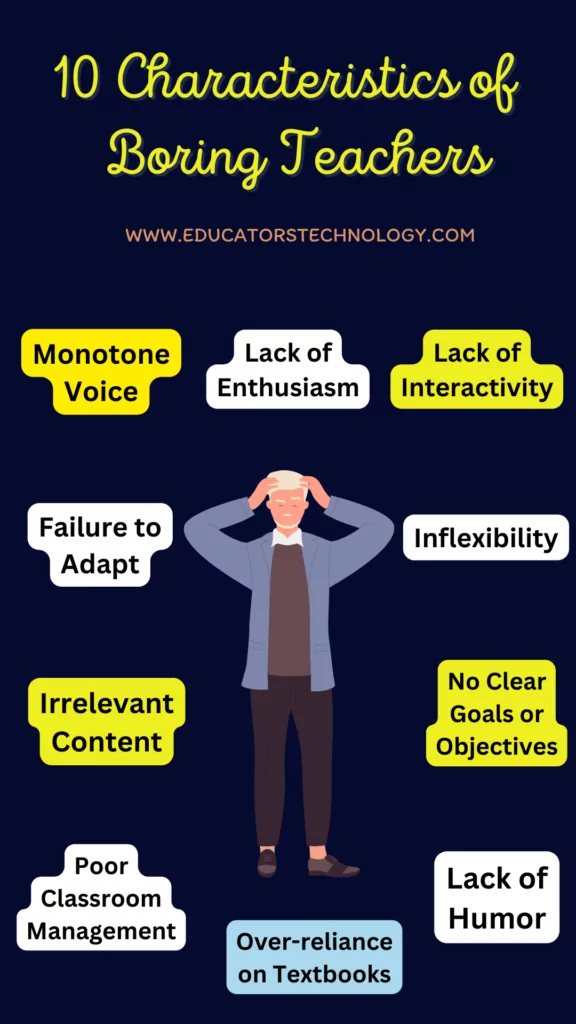 Characteristics of Boring Teachers