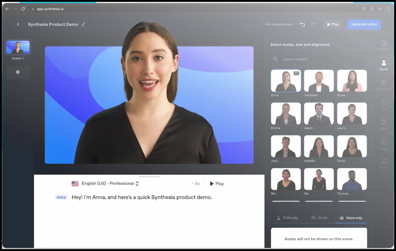 Synthesia AI AI Presentation Makers