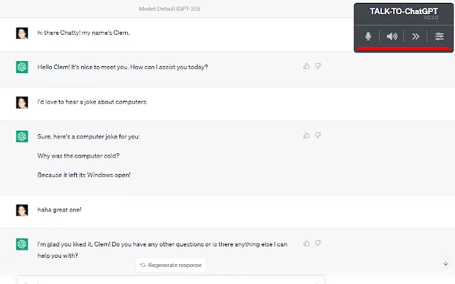 Speech to text ChatGPT Voice Control for ChatGPT