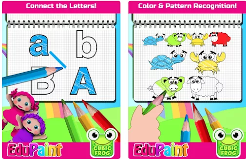 ABC colouring book app ABC colouring book app