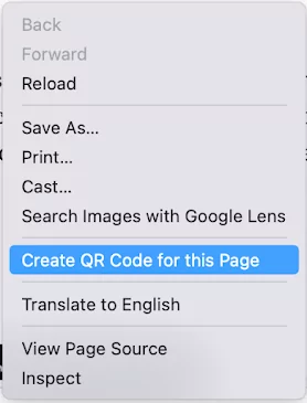 QR Code Chrome QR Code Chrome
