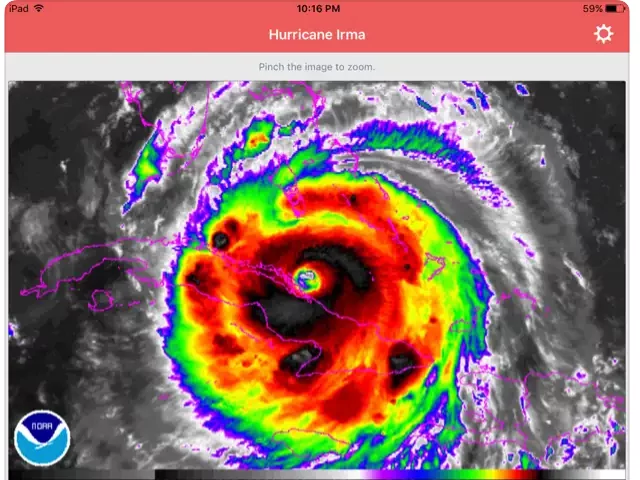 Hurricane tracker apps