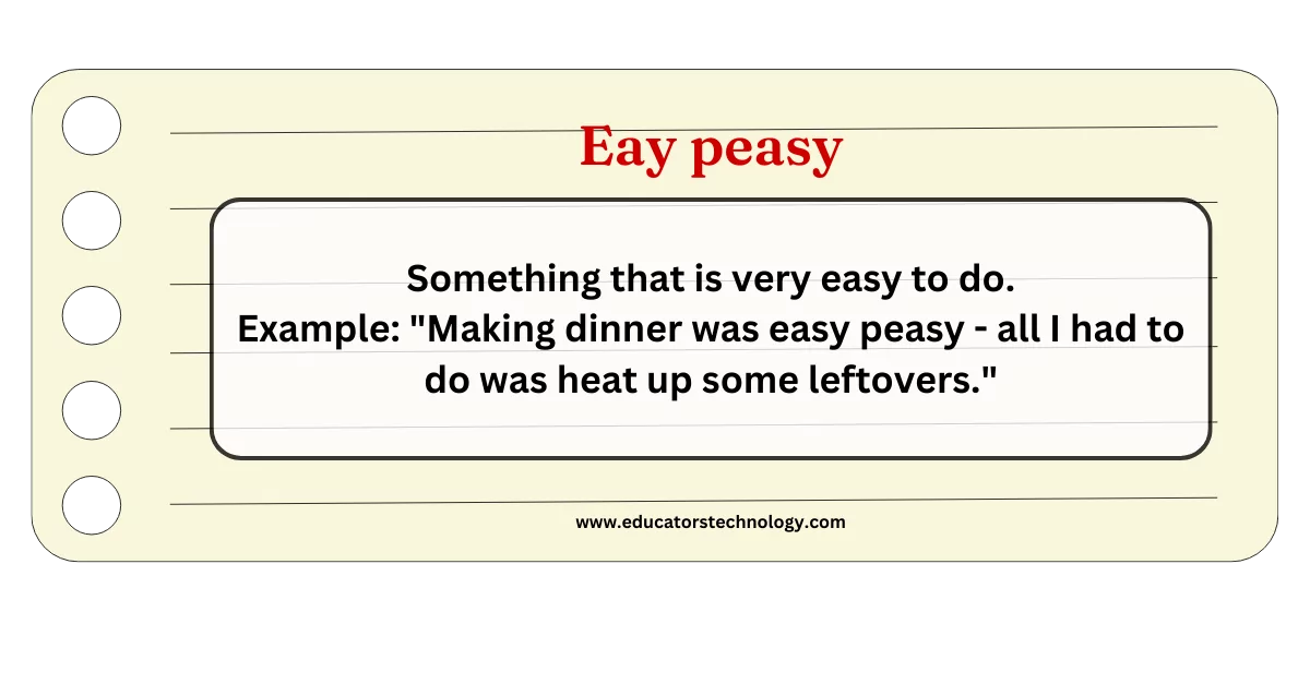 Easy peasy Easy peasy