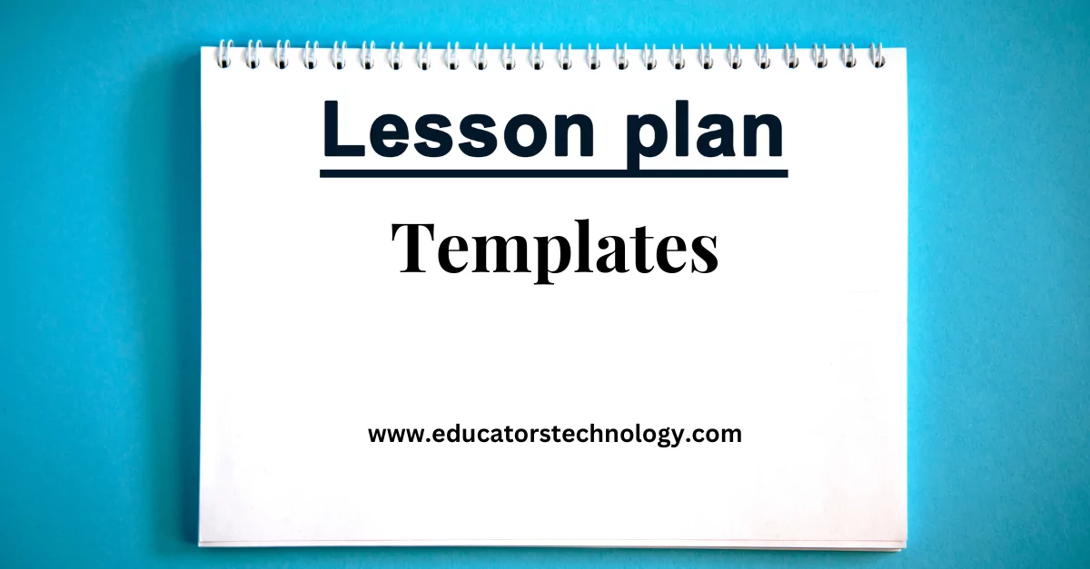 Lesson plan templates Lesson plan templates
